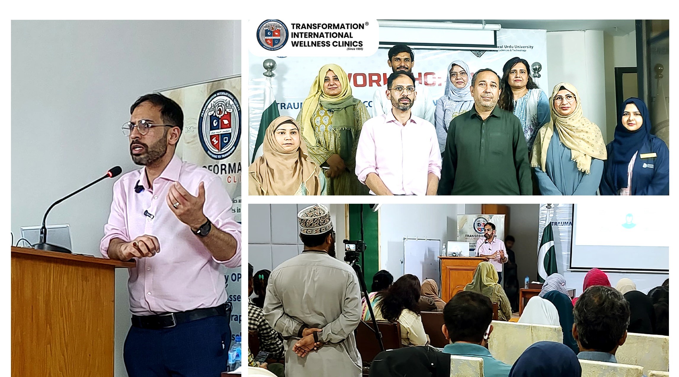 Organized a workshop on (TF-CB) Therapy with University- Fuuast
