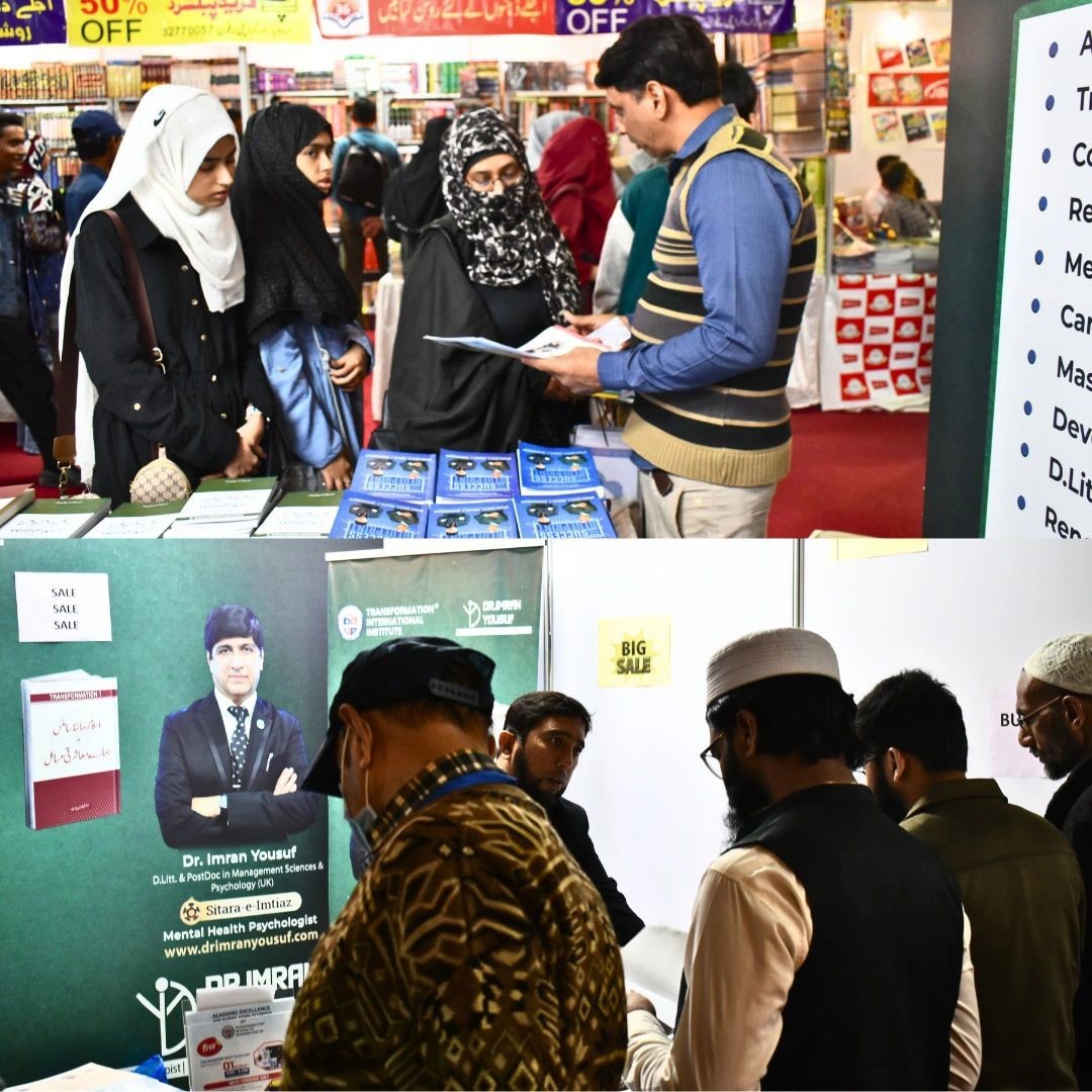Launched 2 books and exhibit at Karachi Book Fair at Expo Center