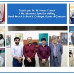 Dr. Imran Yousuf and Mr. Mansoor Syed visited Deaf Reach School and College in Karachi