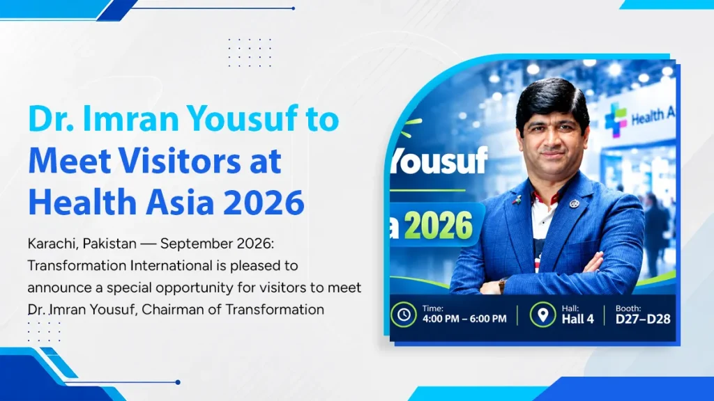 Dr. Imran Yousuf to Meet Visitors at Health Asia 2026