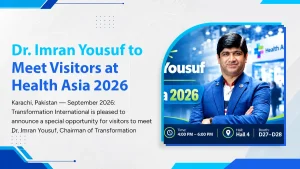 Dr. Imran Yousuf to Meet Visitors at Health Asia 2026